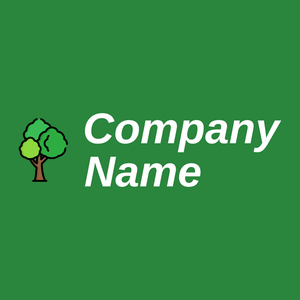 Tree logo on a Sea Green background - Ecologia & Ambiente