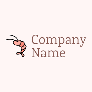 Prawn logo on a Snow background - Animales & Animales de compañía
