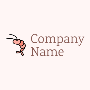 Prawn logo on a Snow background - Animais e Pets