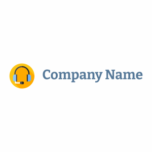 Headphones logo on a White background - Entreprise & Consultant