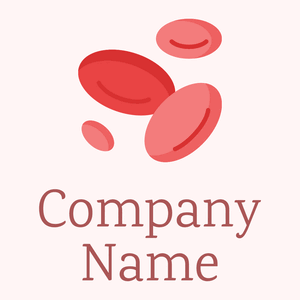 Light Coral Red blood cells on a Snow background - Arte & Entretenimiento