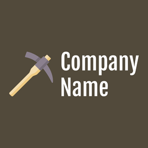 Hoe logo on a Metallic Bronze background - Handel & Beratung