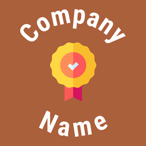 Badge on a Desert background - Abstracto