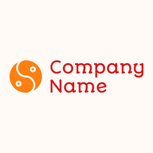 Feng shui logo on a Seashell background - Abstrait