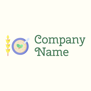 Bowl Oatmeal logo on a Ivory background - Agricultura
