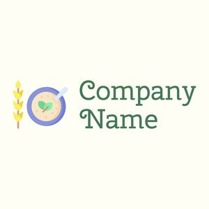 Bowl Oatmeal logo on a Ivory background - Landbouw
