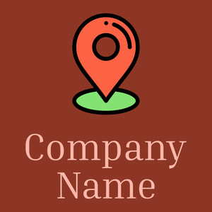 Placeholder logo on a Burnt Umber background - Comunicaciones