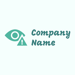 Spy logo on a Azure background - Abstrato