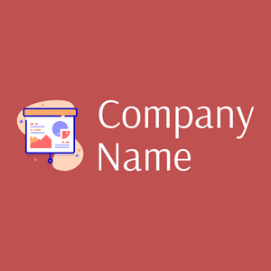 Presentation logo on a red background - Affari & Consulenza