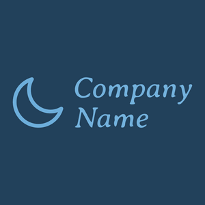 Sleep Mode logo on a Regal Blue background - Abstrato