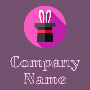 Magic show logo on a Trendy Pink background - Divertissement & Arts