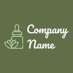 Essential oil logo on a Woodland background - Wellness & Beauty