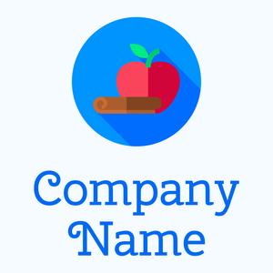 Apple on a Alice Blue background - Alimentos & Bebidas