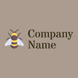 Bee on a Zorba background