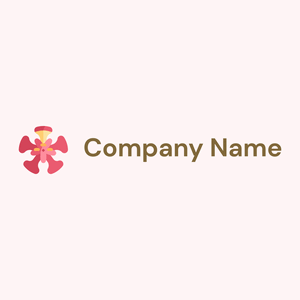 Royal poinciana logo on a Snow background - Floral