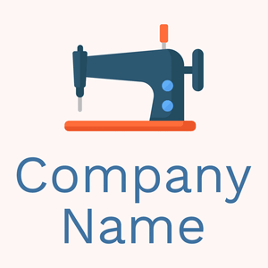 Sewing logo on a Snow background - Moda & Belleza