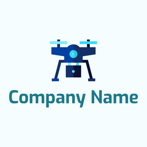 Midnight Blue Camera drone on a Azure background - Tecnologia