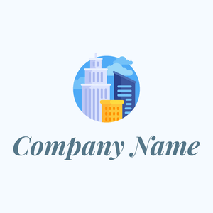 Buildings on a Alice Blue background - Empresa & Consultantes