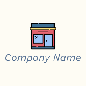 Store logo on a Floral White background - Imóveis & Hipoteca