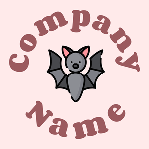 Bat on a Misty Rose background - Animais e Pets