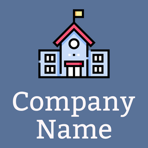 School logo on a Waikawa Grey background - Arquitetura