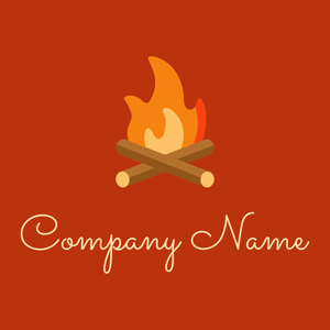 Bonfire logo on a Rust background - Juegos & Entretenimiento