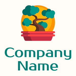 Bonsai logo on a Floral White background - Medio ambiente & Ecología