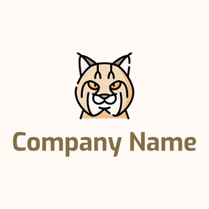 Bobcat on a Seashell background - Dieren/huisdieren