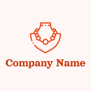 Necklace logo on a Snow background - Mode & Beauté