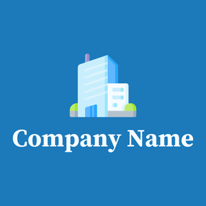Office building logo on a Denim background - Zakelijk & Consulting