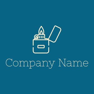 Lighter logo on a Dark Cerulean background - Abstracto