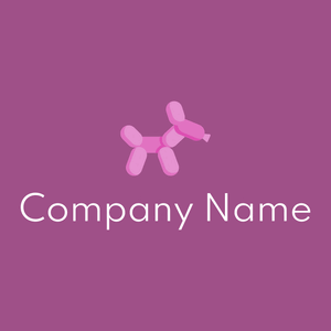 Shocking Balloon dog on a Violet Blue background - Juegos & Entretenimiento