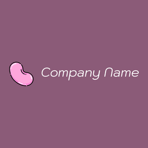 Jelly beans logo on a Mauve Taupe background - Eten & Drinken