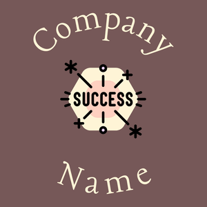 Success logo on a Buccaneer background - Abstrait