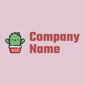 Bay Leaf Cactus logo on a Prim background - Bloemist