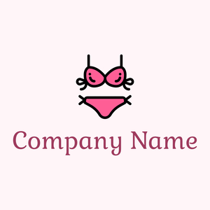 Bikini on a Lavender Blush background - Moda & Belleza