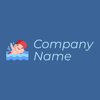 Swimmer logo on a Mariner background - Jeux & Loisirs