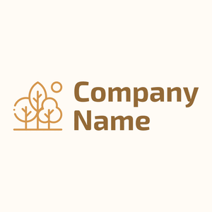 Nature logo on a Floral White background - Meio ambiente