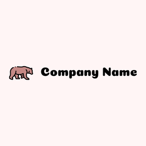 Bear logo on a Snow background - Tiere & Haustiere