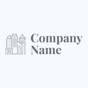 Skyscrappers logo on a Blue background - Architectuur