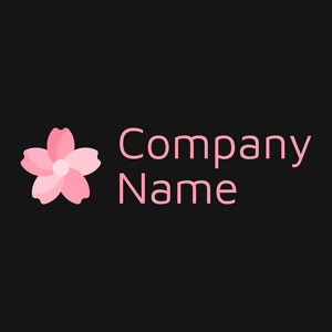Carnation Pink Sakura on a Nero background - Cibo & Bevande