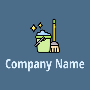Oosouji logo on a Wedgewood background - Limpieza & Mantenimiento