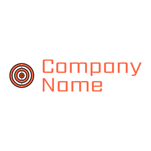 Orange Dartboard logo on a White background - Games & Recreation