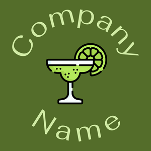 Margarita on a Green Leaf background - Alimentos & Bebidas