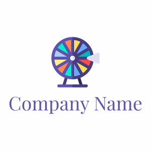 Fortune wheel logo on a White background - Abstrait