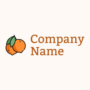 Mandarin logo on a Seashell background - Alimentos & Bebidas