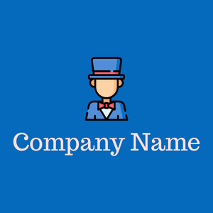 Magician logo on a Navy Blue background - Entertainment & Arts