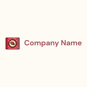 Condom logo on a Floral White background - Medizin & Pharmazeutik