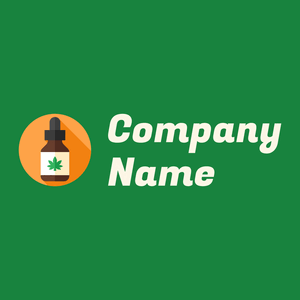 Cannabidiol on a Salem background - Abstrakt