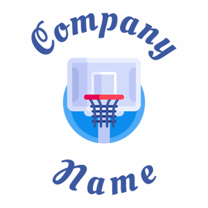 Lavender Blue Basketball on a White background - Domaine sportif